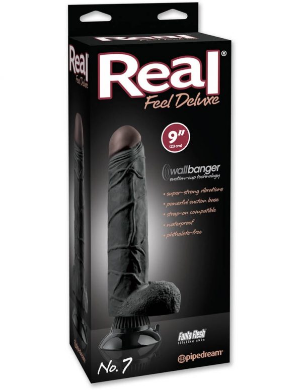Vibratoare Realistice de la Pipedream Real Feel Real Feel Deluxe 7 Black