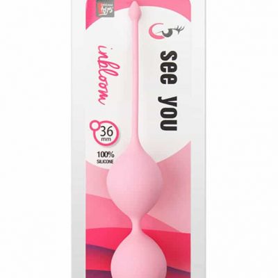 Bile Kegel See You In Bloom Duo Balls 36 mm Pink Din Silicon Bile Vaginale