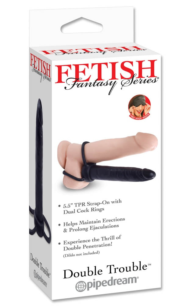 Strap on Fetish Fantasy Series Double Trouble Strap-on