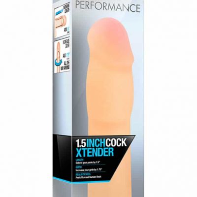 Performance 1.5 inch Cock XTender Beige Extendere Si Prelungitoare Penis