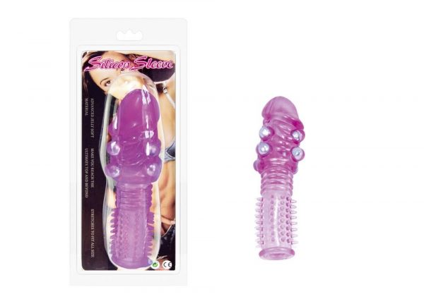 Charmly Silicon Sleeve Purple Extendere Si Prelungitoare Penis