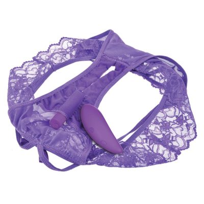 Strap On Fantasy For Her Crotchless Panty Thrill