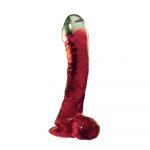 Dildo Realist Cu Testicule Jolly Buttcock 6.5 inch Red Dong