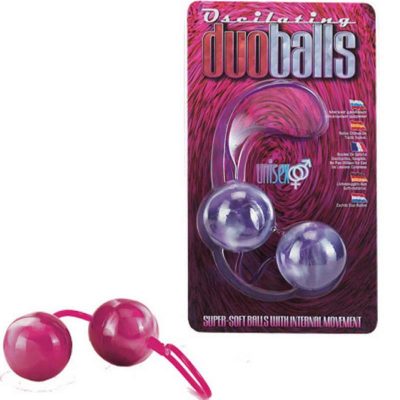 Bile Vaginale Kegel Marbilized Duo Balls Pink