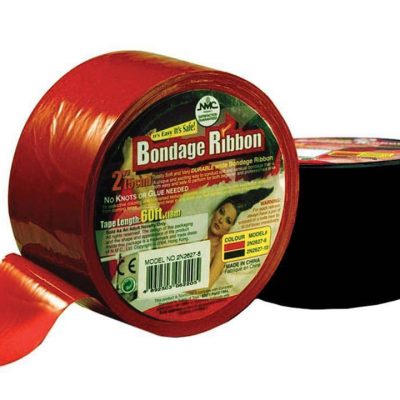 Bondage Ribbon 5cm/18mtr Black - Catuse