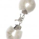 Metal Handcuff With Plush White - Catuse