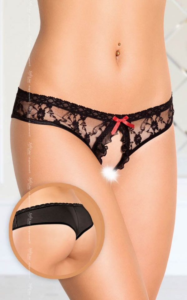 Panties 2418 - black    M/L - Chiloti Sexy Pentru Femei