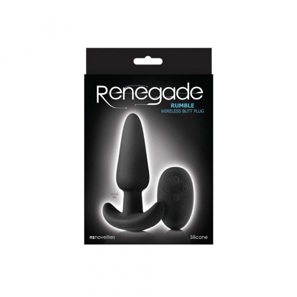 Renegade Rumble Wireless Plug Black - Dopuri Anale