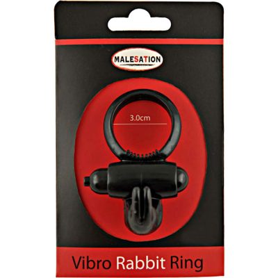 Malesation Vibro Rabbit Ring Black Model