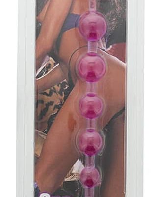 Detalii Oriental Jelly Butt Beads 10.5 inch Purple