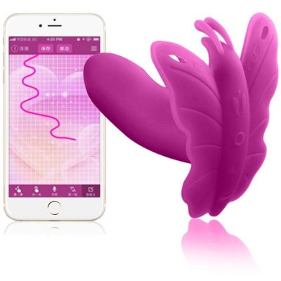 Realov - Lydia I Smart Butterfly Vibe Purple Stimulator Clitoris Cu Aplicație Culoare Violet
