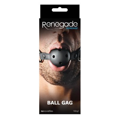 Renegade Bondage Ball Gag Black Model