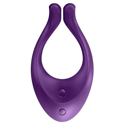 Satisfyer Partner Multifun 1 (lila) Stimulator Clitoris Rezistent La Apă Culoare Violet