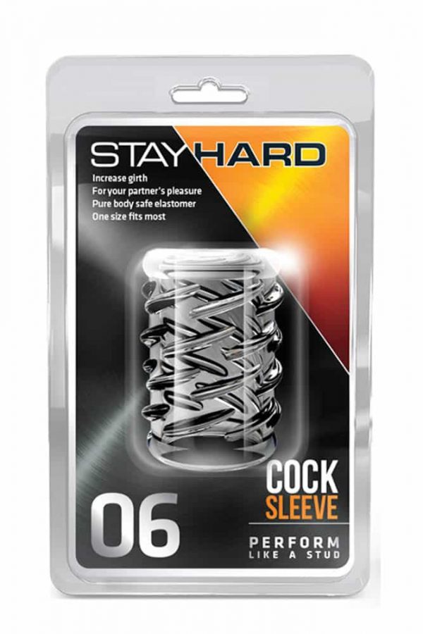 Stay Hard Cock Sleeve 06 Clear Model