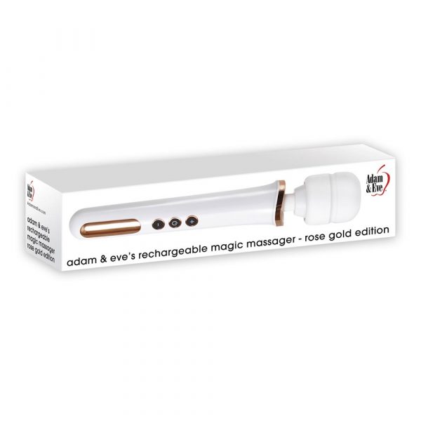 Magic Massager Rechargebable Rose Gold Edition  Culoare Alb