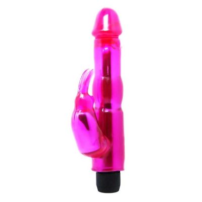 Naughty Bunny Pink Vibrator Rezistent La Apă Culoare Roz