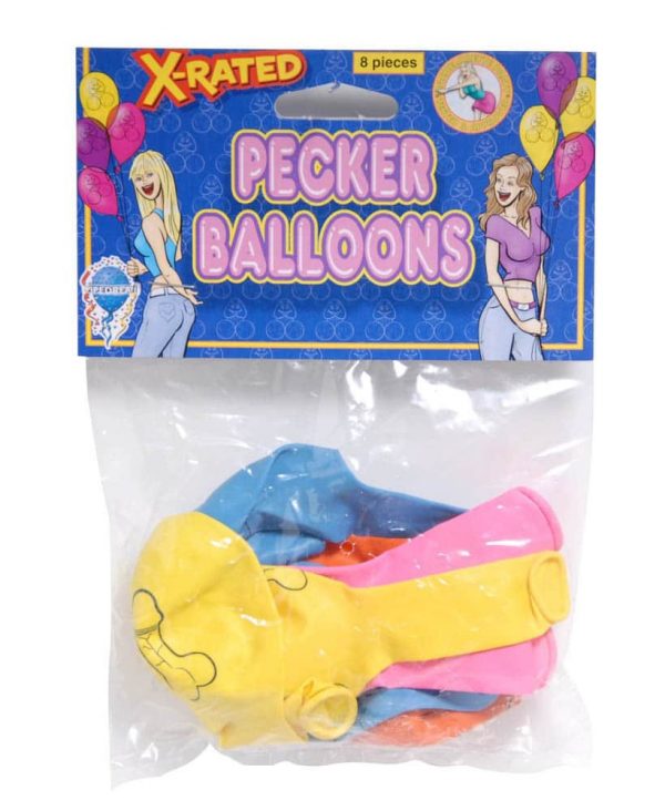 X-Rated Pecker Balloons 8 pc - Jocuri Si Cadouri Erotice